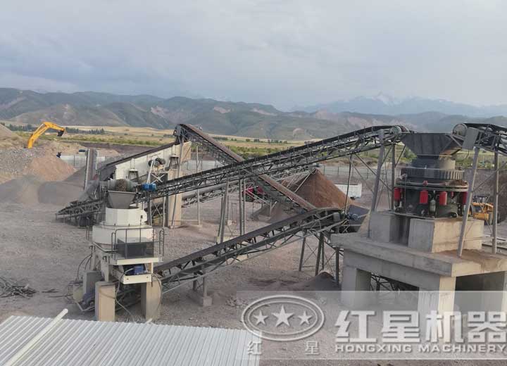 石頭變沙子用戶(hù)生產(chǎn)現(xiàn)場(chǎng)，可就近安排現(xiàn)場(chǎng)參觀(guān)配置同等設(shè)備